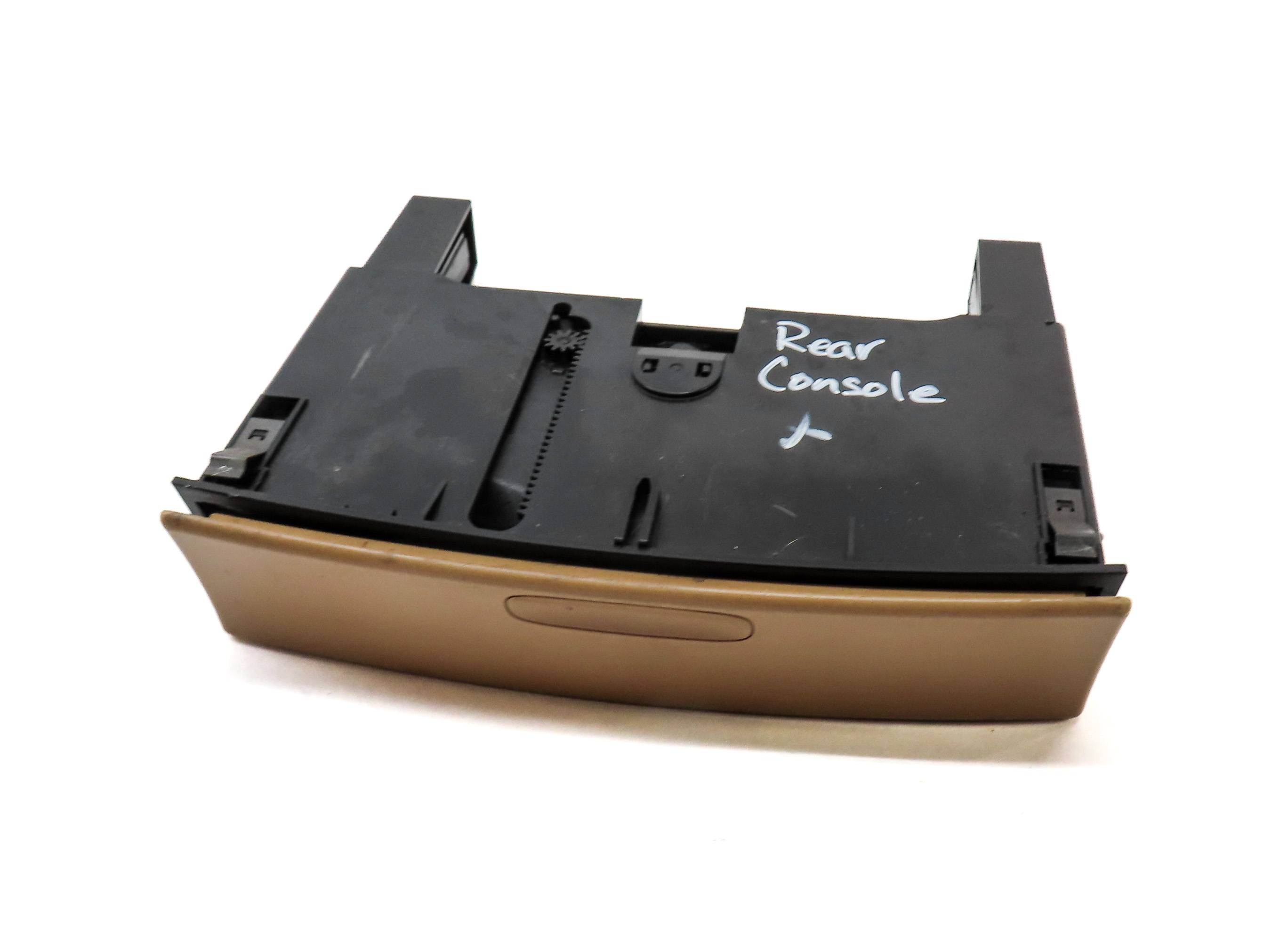 2009 PORSCHE CAYENNE (957) REAR CENTER CONSOLE SLIDE OUT CUPHOLDER (SAND BEIGE) — exact item pictured